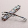 lesebrille flower power randlos mit etui online bestellen