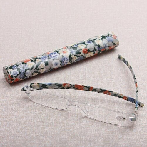 lesebrille flower power mit etui online bestellen