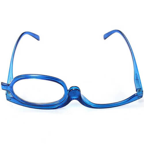 Schminkbrille Kontatklinsenhilfe blau