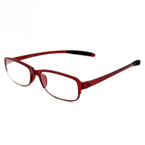 Lesebrille lightweight rot modisch elegant