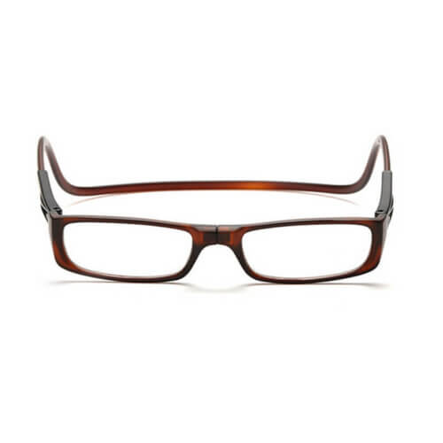 Lesebrille Fashion Magnetverschluss braun bestellen