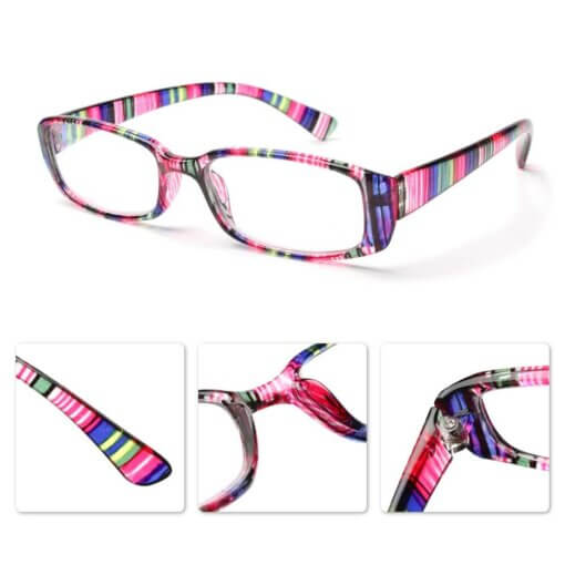 Fertiglesebrille rainbow light violett online kaufen